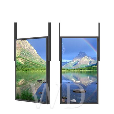 Διπλή δευτερεύουσα οθόνη διαφήμισης 85mm 1080P LCD, ψηφιακές οθόνες επίδειξης διαφήμισης