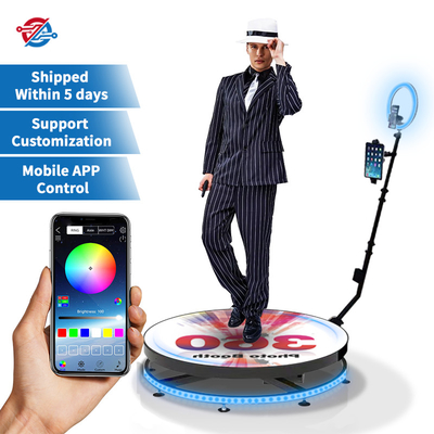 Video Spin Selfie Platform 360 Automatic Photo Booth με περιστρεφόμενη βάση