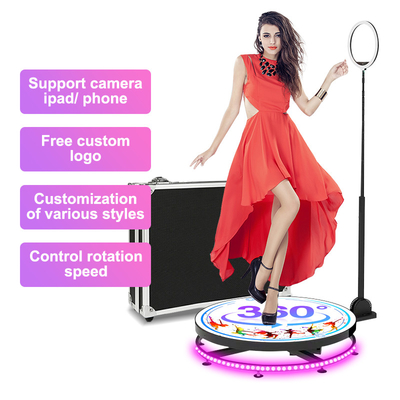 Selfie Slow Rotating 360 Photo Booth με Ring Light Phone Control App