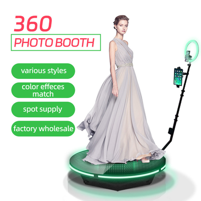 Γυαλιού τηλεοπτική μηχανή Selfie θαλάμων 360 φωτογραφιών πλατφορμών RGB ασύρματη για τη γαμήλια λέσχη