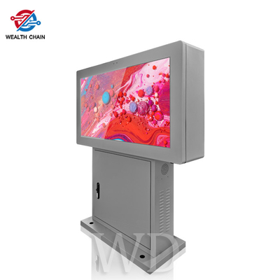 Γκρίζο υπαίθριο ψηφιακό ψήφισμα 9/16 περίπτερων 1080P 4K συστημάτων σηματοδότησης επίδειξη LCD