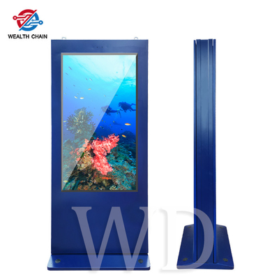 Μπλε ναυτικό υπαίθριο τοτέμ WIFI 2.4G Bluetooth 5,0 συστημάτων σηματοδότησης LCD ψηφιακό διευθετήσιμη φωτεινότητα οθόνης