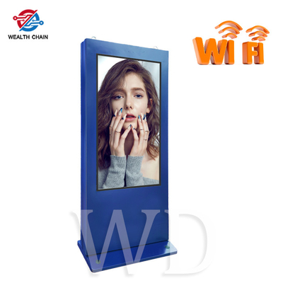 Μπλε ναυτικό υπαίθριο τοτέμ WIFI 2.4G Bluetooth 5,0 συστημάτων σηματοδότησης LCD ψηφιακό διευθετήσιμη φωτεινότητα οθόνης
